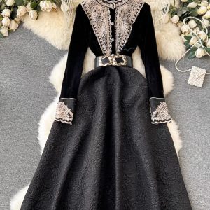 Big Belt Elegant Dress